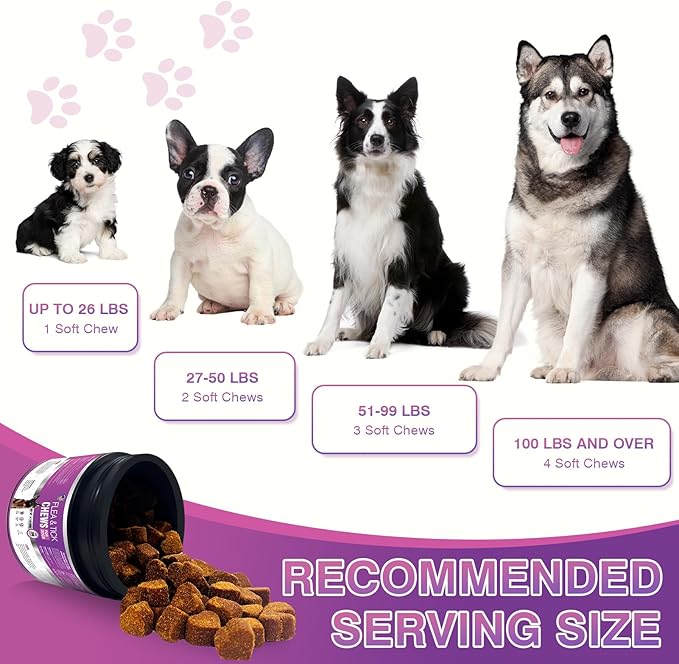 Dog Flea and Tick Treatment Chewable 200 Treatment Chews Natural Soft Chew Fleas Ticks Treatment Dog Oral Chewables Support Supplement Pest Defense Breeds and Ages Dogs Chicken Flavor-PawvioPets