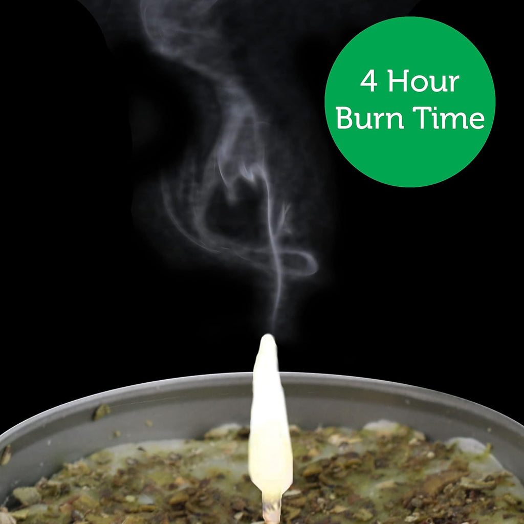 SOUL STICKS 12 Pack Little Smudgies Tealight Candles Smudge Candle for Cleansing House, Meditation, Chakra Healing | Made with Crystals and Herbs (White Sage & Peppermint)