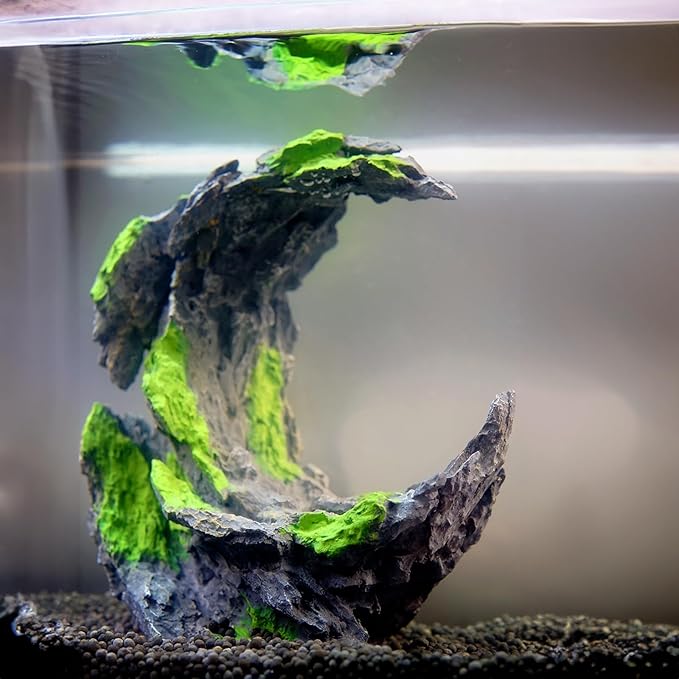 Fish Tank Decor Rocks.Aquarium Decoration Model.Easy Superior Aquascape (Moon Valley)-PawvioPets