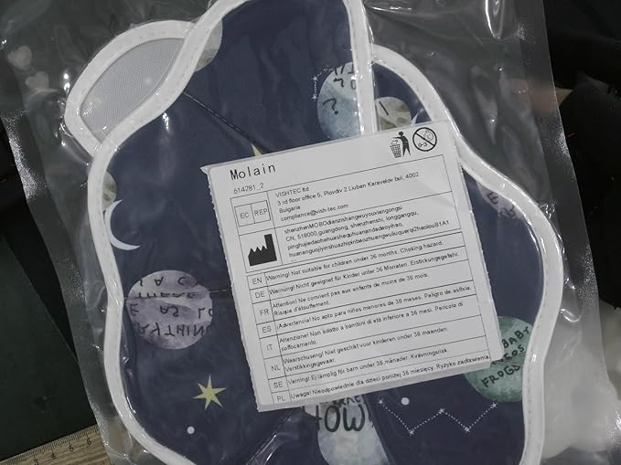 Cobee Soft Cat Cone Collar, Protective Cute Small Cat Recovery Collar Adjustable Fasteners Collars for Kittens Cats E-Collars After Surgery Wound Healing, Fit 6.3"-9" Neck Circumference(Constellation)-PawvioPets