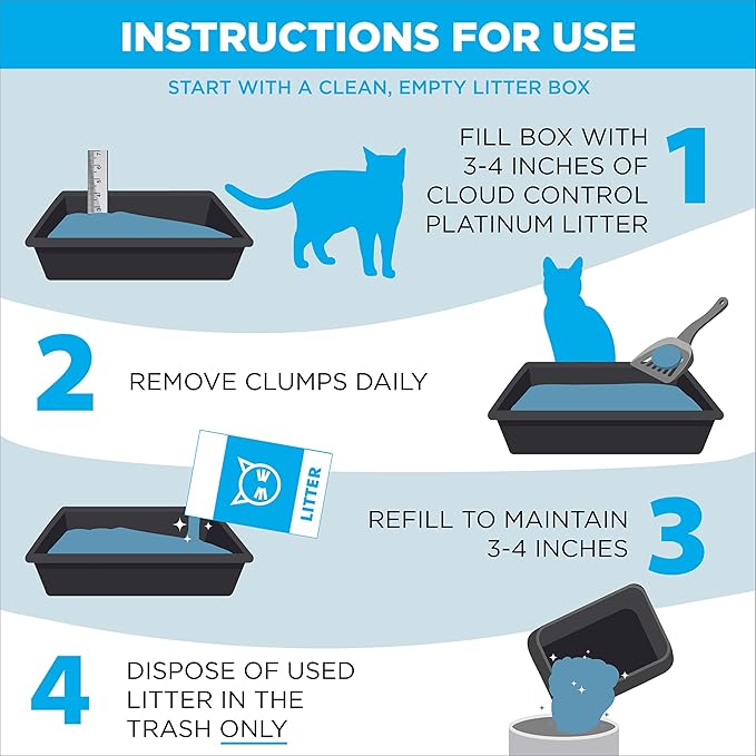 ARM & HAMMER Cloud Control Platinum Clumping Cat Litter Odor Control, 37 lbs.-PawvioPets