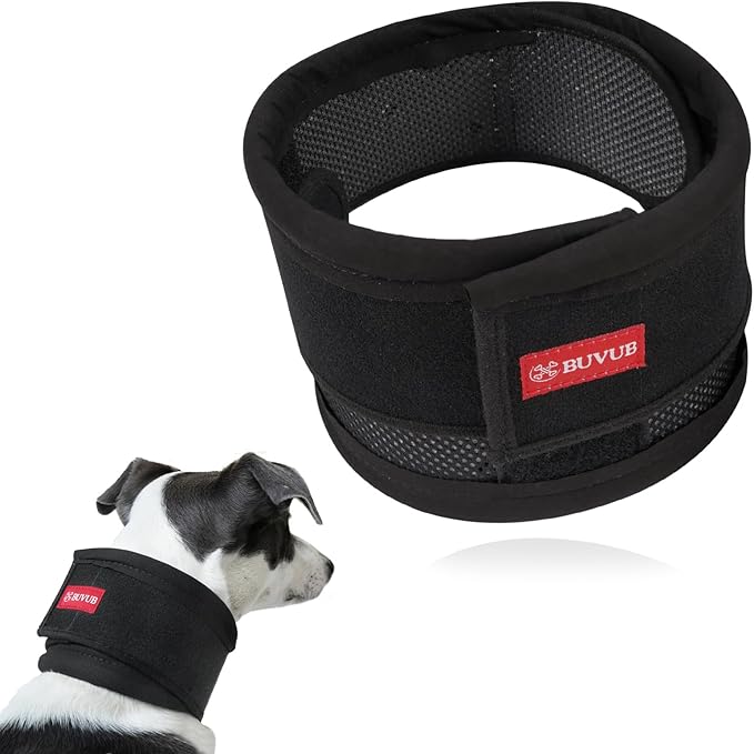 Adjustable Dog Neck Brace for Neck Pain & Injury Relief - Soft & Comfortable Support Collar for Dogs for Recovery After Surgery or Injury(Large)-PawvioPets