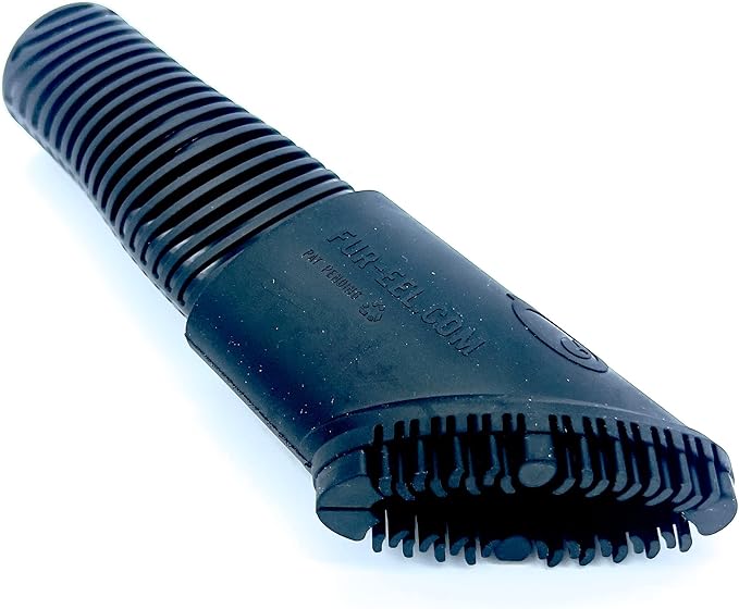 Buff Brite Fur Remover PRO II (2.0) with Fang Adapter - Dog and Cat Grooming Tool, Vacuum Attachment for Pet Hair Removal-PawvioPets