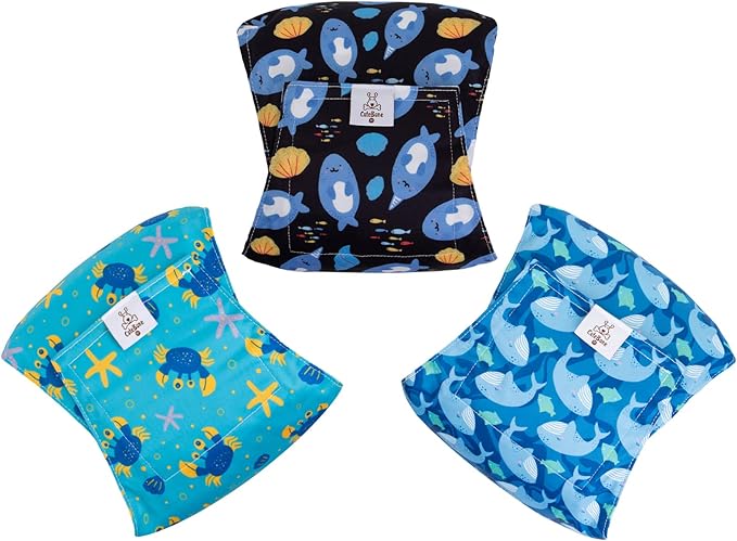CuteBone Belly Band for Dogs Male Reusable Diapers Washable Wrap DM36S-PawvioPets