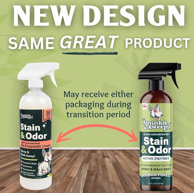 Enzyme Cleaner for Cat Urine | Cat Pee Odor Eliminator & Stain Remover | Dog Urine Carpet Spray | Multi-Surface Cat Urine Destroyer | Pet Odor Neutralizer (24oz)-PawvioPets