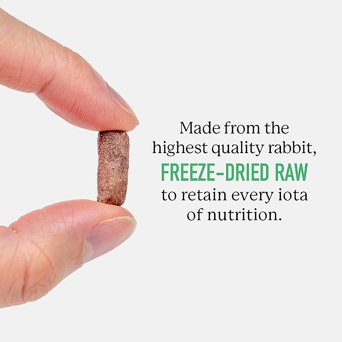 Dr. Harvey's Rabbit Bites Freeze-Dried Raw Dog Treats - Single Ingredient, All-Natural Rabbit Meat Protein for Dogs, Allergen-Free - 7 Ounces (3 Pack)-PawvioPets