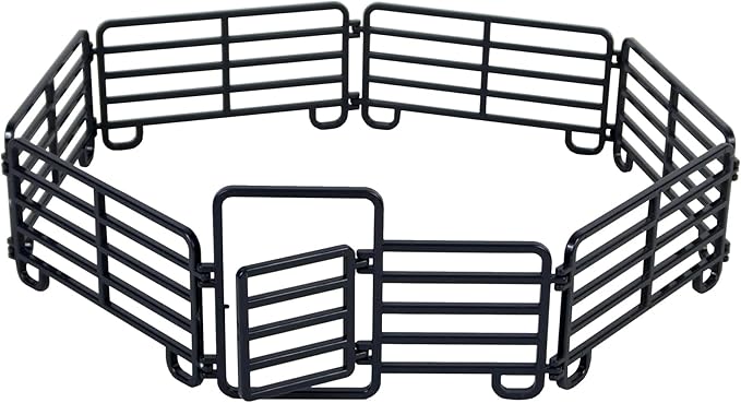 Big Country Toys 7-Piece Corral Fence Panel Set - 1:20 Scale - Farm Toys - Toy Fence Panels-PawvioPets