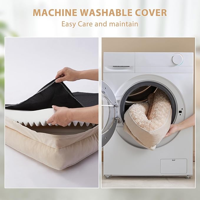 BFPETHOME Orthopedic Dog Beds for Large Dogs-Waterproof Sofa Dog Bed with Removable Washable Cover, Large Pet Bed with Waterproof Lining and Nonskid Bottom,Pet Bed for Dogs-PawvioPets