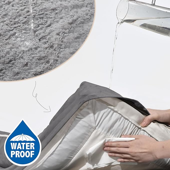 Comfort Expression XXL Orthopedic Dog Bed for Extra Large Dogs, Waterproof Orthopedic Foam Dog Beds, Washable Dogs Sofa Beds with Removable Cover & Non-Slip Bottom(XX-Large,Grey)-PawvioPets