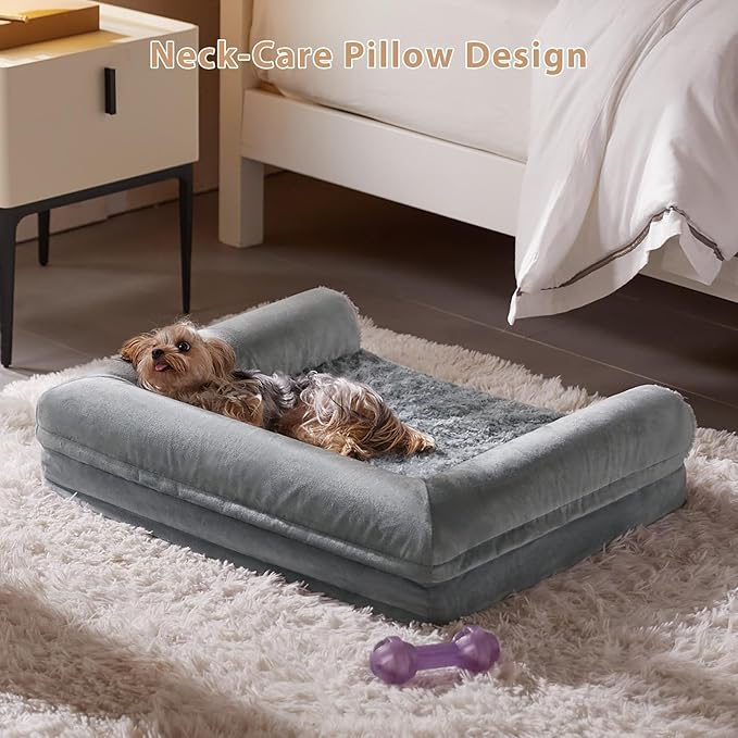 BFPETHOME Dog Beds for Large Dogs, Orthopedic Dog Bed for Medium Large Dogs,Big Waterproof Couch Pet Bed with Removable Washable Cover-PawvioPets
