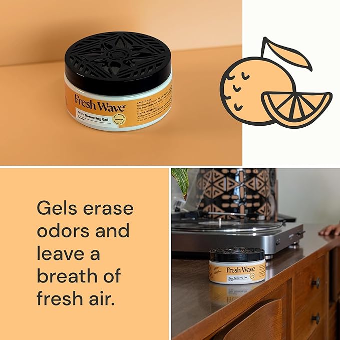 Fresh Wave Orange Odor Removing Gel, 7 oz., Pack of 3-PawvioPets