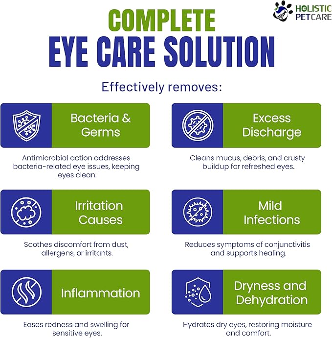 Eye Ulcer Drops - Colloidal Silver with DMSO Eye Drops for Dogs & Cat Eye Infections & Irritations - Eye Care Solution Reduces Cataracts - All Natural Pet Eye Health Care (4 oz)-PawvioPets