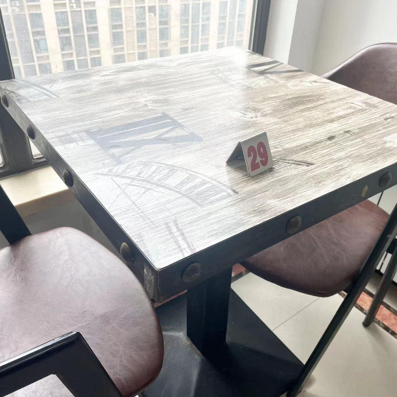 10 Pcs Metal Place Cards Stackable Tent Style Table Numbers，Place Card Holders for Celebration Wedding Party Restaurants Cafes Bars Gatherings meeting Room Board Game Serial (Small 21-30, Red)