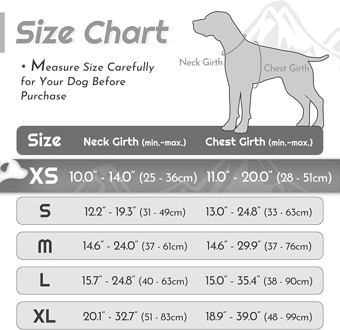 Eagloo Small Dog Harness No Pull, Service Vest with Reflective Strips and Control Handle, Adjustable and Comfortable for Walking, No Choke Pet Harness with 2 Metal Rings, Grey, XS-PawvioPets