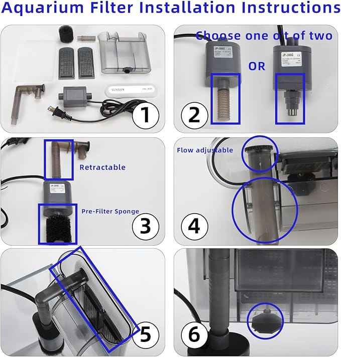 3 Gallon Glass Small Fish Tank, Betta Fish Tank Starter Kit with Filter, Lights,Lid.-PawvioPets