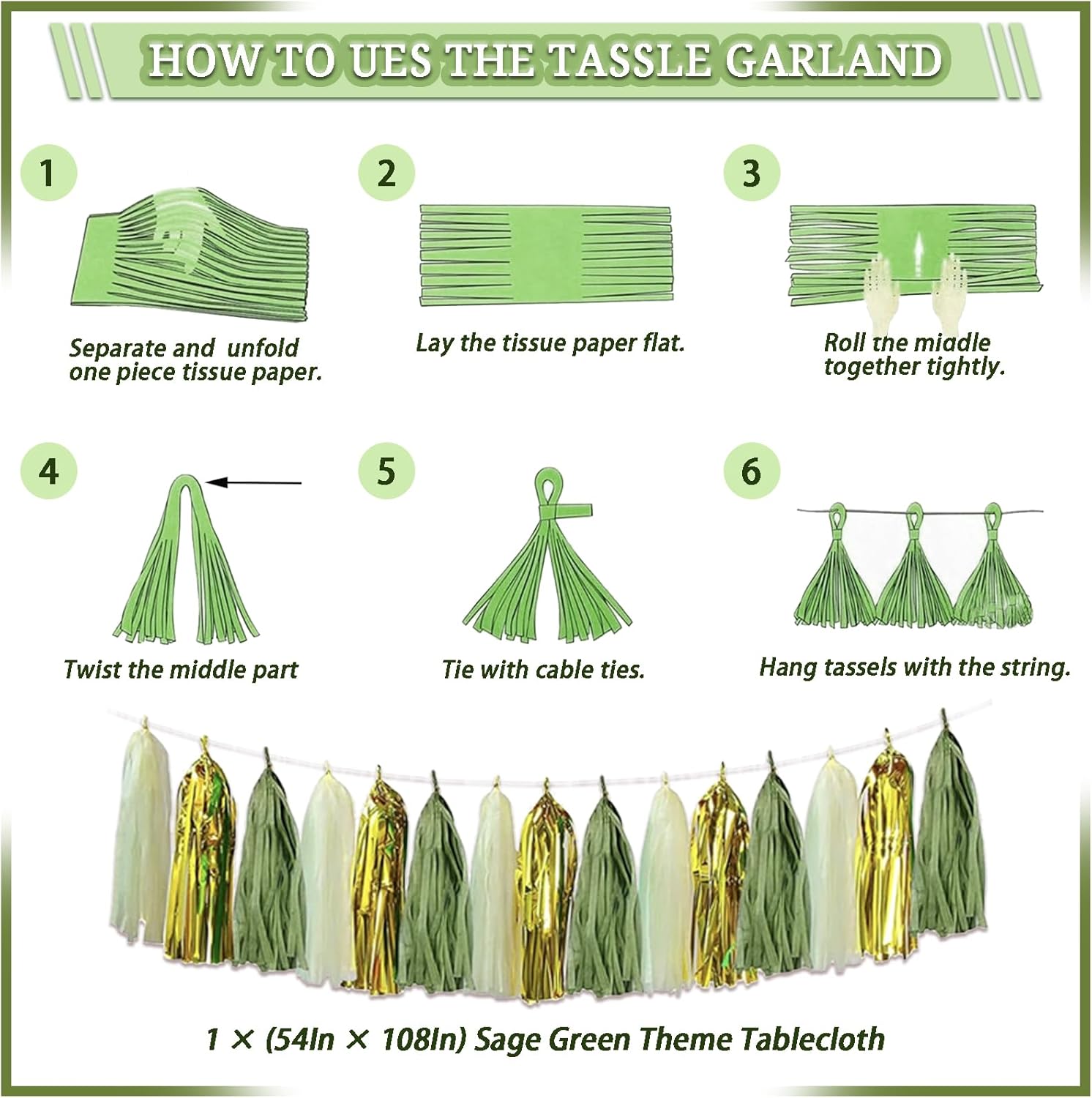 310 Pcs Sage Green Bridal Shower Decorations, Bachelorette Party Decorations Favors - "BRIDE TO BE" Banner, Veil, Balloon, Photo Props, Tableware with Eucalyptus Leaf for 25 Guests