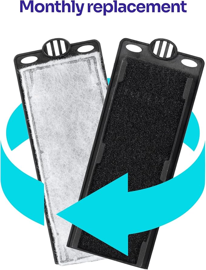 3PCS Aquarium Internal Filter Replacement Cartridge for IF01-B20, Fish Tank Filter Accessories-PawvioPets