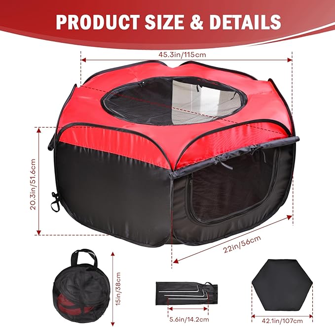 Brooder Box for Chick Starter Kit - Brooder Pen/Baby Chicken Supplies Brooder Box with Ideal Size Brooding Up to 15 Baby Chick, Duck and Quail-PawvioPets