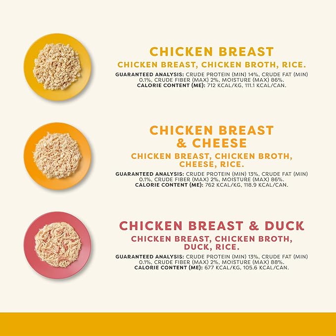 Applaws Natural Wet Cat Food in Broth, Made with Limited and Natural Ingredients, Chicken Selection Variety Pack in Broth (12 x 5.5oz Cans)-PawvioPets