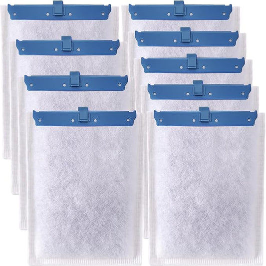9 Pack Filter Cartridge for Whisper Bio-Bag Filters, Large Aquarium Replacement Filter Cartridges for Whisper Filters 20i,40i/IQ20,30,45,60/PF20,30,40,60 and ReptoFilter-PawvioPets