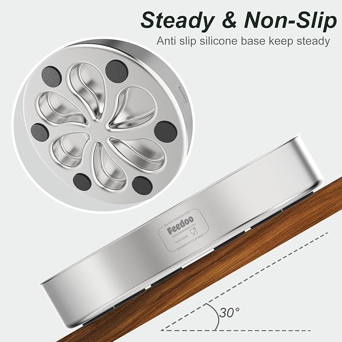 2Pcs Slow Feeder Dog Bowls 3Cups Large Capacity, 304 Stainless Steel Dog Bowl, Metal Food Bowl with Non-Slip Base, Food-Grade-PawvioPets