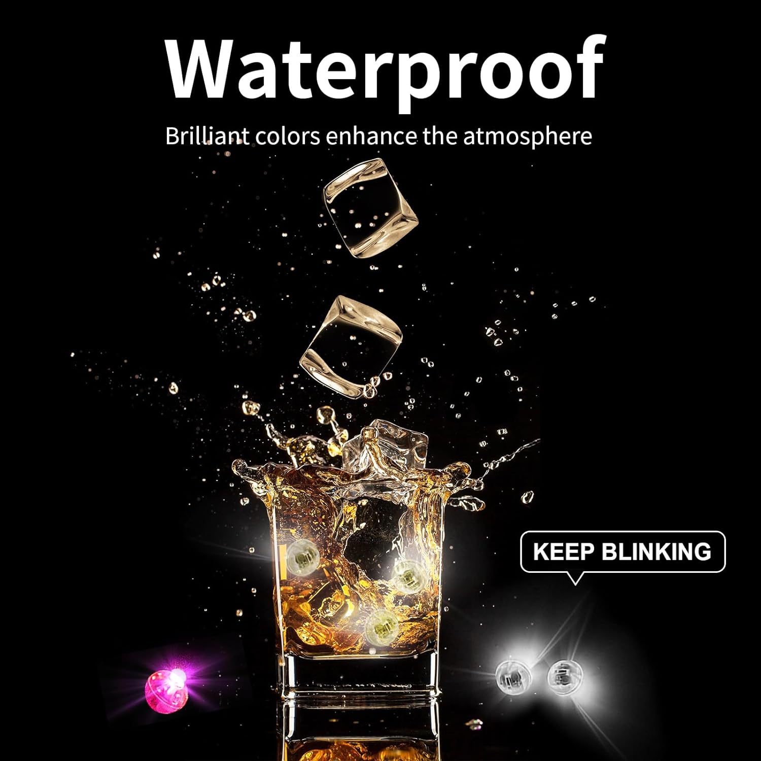 Aogist 100Pcs Green Balloon Lights with Hook,Long Standby Time,Waterproof Mini Light for Birthday Party Wedding Christmas Halloween Easter Decorative (Flash)