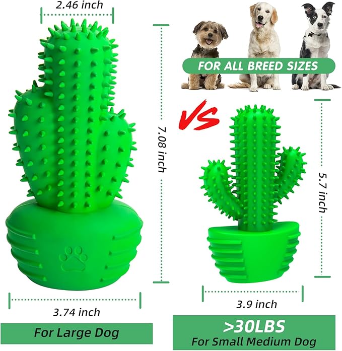 Dog Chew Toys Dog Toothbrush Stick Teeth Cleaning Brush Dental for Medium Large Dog, Puppy Christmas,Easter Birthday Gifts,Outdoor Squeaky Toys for Aggressive Chewers Tough Toys Interactive-PawvioPets