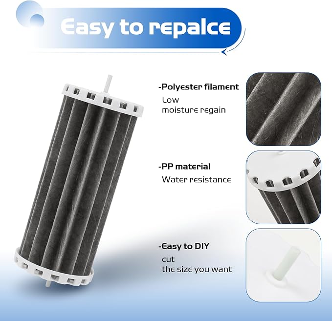 Biowheel Aquarium Filters Compatible with Penguin PRBW2350B 200 350 Fish Tank, Assembly Hang On Filters Cartridge Replacement Part for Bio-Wheel 200B 350B, 4 Pack-PawvioPets