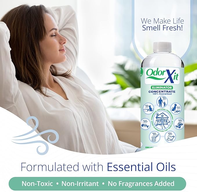 Concentrated Pet Urine Odor Eliminator, Ideal for Cat, Dog Poo and Urine Smell, Versatile & Natural Odor Neutralizer for Home and Outdoor Use, Deodorizer & Absorber, Concentrate, 16oz-PawvioPets