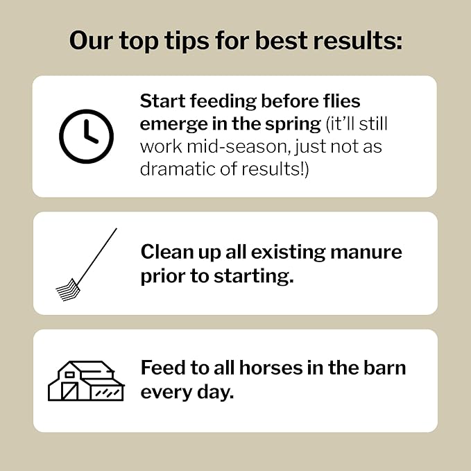 Formula 707 MultiFly Feed-Thru Fly Control Pellets for Horses - Palatable & Safe Fly Population Reduction (5 lb Bag - 91 Servings)-PawvioPets