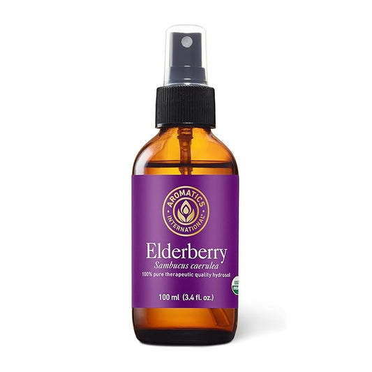 Aromatics International Elderberry Hydrosol 100ml | Herbal Aromatic Mist for Daily Care-PawvioPets