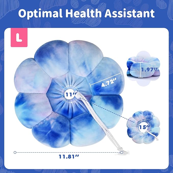 Dog Cat Surgical Recovery Cone Dog Protective Collar, Pet Recovery E-Collar Soft Neck Cone to Stop Licking Wound for Cats & Kittens Small Dog After Surgery-PawvioPets