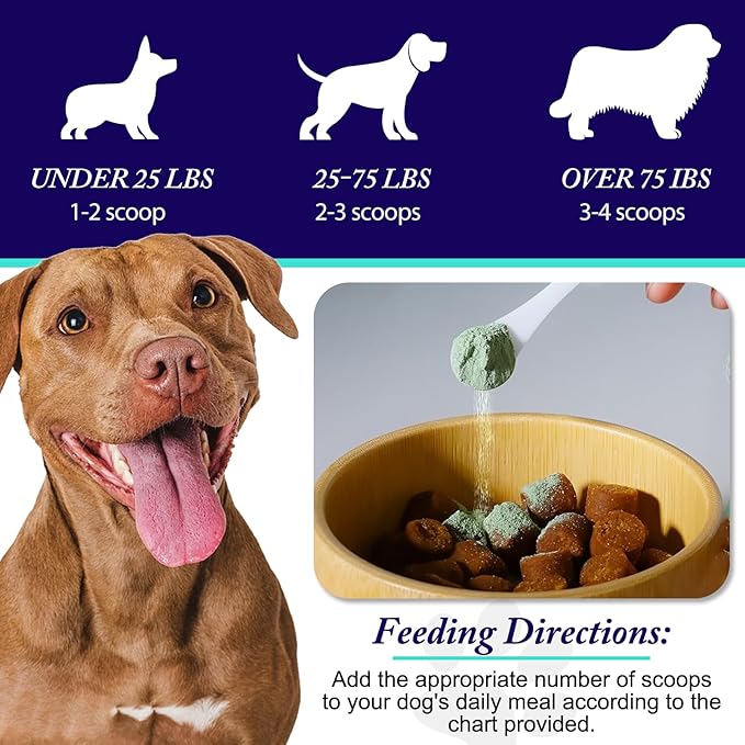 Dog Teeth Cleaning Powder - Dog Dental Powder - Targets Tartar & Reduces Plaque & Bad Breath - Teeth Cleaning Made Easy Eliminate - Formulated for Small, Medium, Large Dogs (2PCS)-PawvioPets