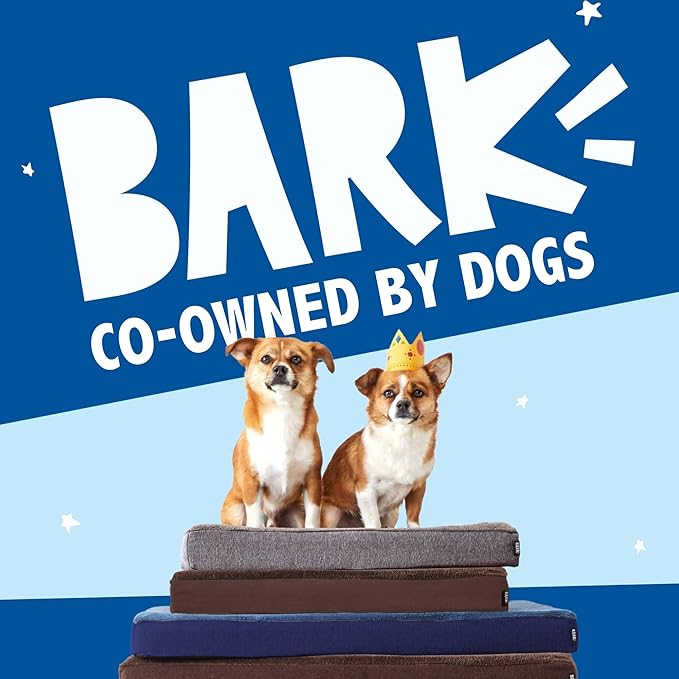 Barkbox Orthopedic Dog Bed with Memory Foam, Premium Comfort for Dogs and Puppies, Dog Bed for Joint Relief and Restful Sleep, Durable and Easy to Clean - Navy, Medium-PawvioPets