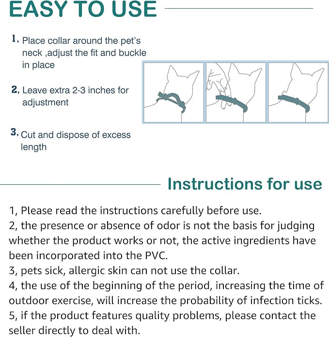 Flea and Tick Collar for Cats - Offers 12-Month Protection, Crafted with Premium Plant Oils, Waterproof, Natural, Safe for Kittens, Includes Free Comb and Tweezers, 13.8 in (2 Packs)-PawvioPets
