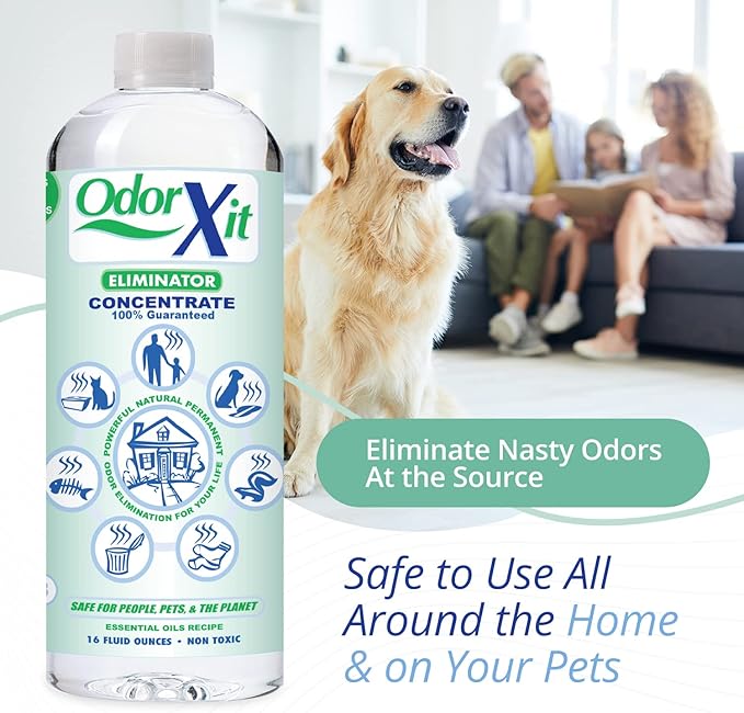 Concentrated Pet Urine Odor Eliminator, Ideal for Cat, Dog Poo and Urine Smell, Versatile & Natural Odor Neutralizer for Home and Outdoor Use, Deodorizer & Absorber, Concentrate, 16oz-PawvioPets