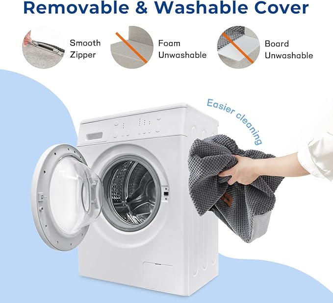 Dog Steps for Couch - Extra Wide Pet Stairs for Small Dogs and Cats, Dog Steps with Non-Slip Bottom Grey 3 Steps, Grey-PawvioPets