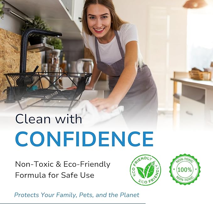 BIRD BARRIER Product Image Dissolve-It Enzyme Cleaner Concentrate |1 Quart Ready to use | Bird Dropping Remover, Pet Urine & Odor Eliminator for Carpets, Hardwood Floors, Drains & Grease Traps-PawvioPets