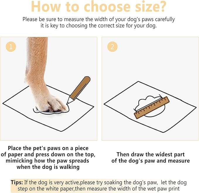 Dog Shoes, Dog Sandals for Hot Pavement, Non-Slip Waterproof Dog Booties for Winter Snowy Day and Summer, Adjustable Straps Easy-Clean Beach Outdoor Pet Boots Rugged Sole-4Pcs Beige-PawvioPets