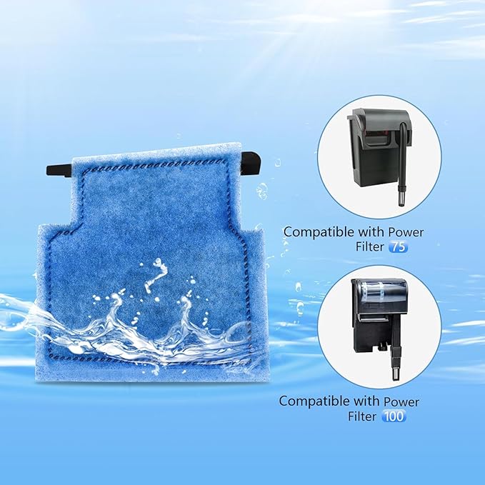 Aquarium Filter Cartridge Replacement Rite-Size A Filter Cartridges 4 Pack Compatible with Power Filters 75/100-PawvioPets