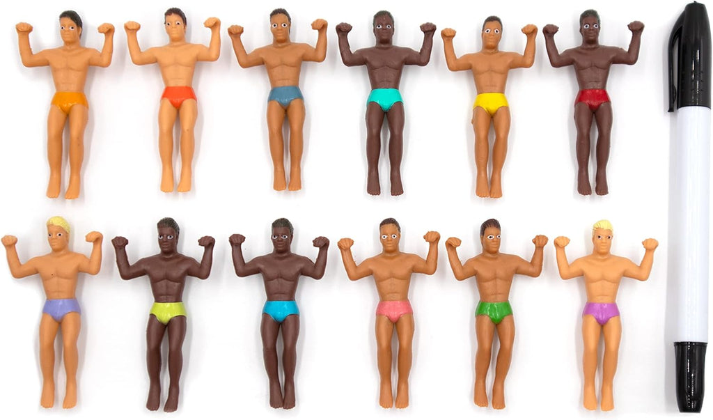 NPW Drinking Buddies Party Edition Drink Markers, Customizable Wine Glass Charms includes Fine Tip Pen- Bachelorette, Girls' Nights, Family Get Together & More, Novelty Gifts (12 Count)