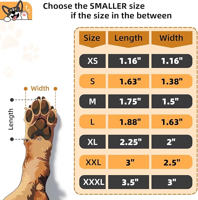 Anti-Slip Dog Paw Protector Pads for Senior Dogs, Dog Paw Adhesive Pads on Hardwood Floor,Senior Pets Essentials with Strong Traction,Puppy Grippers,12 Sets 48 pc S-PawvioPets