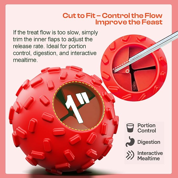 Dog Puzzle Toy 2 Pack – Cognitive Dog Treat Toy,Interactive Dog Toys for Treat Dispensing, Slow Feeder for Mental Stimulation & Anxiety Relief, Puppy Training Toy, Natural Rubber-PawvioPets