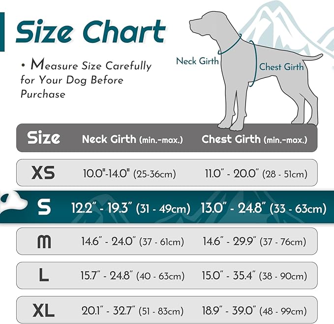 Eagloo Dog Harness Small Sized Dog, No Pull Service Vest with Reflective Strips and Control Handle, Adjustable and Comfortable for Easy Walking, No Choke Pet Harness with 2 Metal Rings, Dark Green, S-PawvioPets