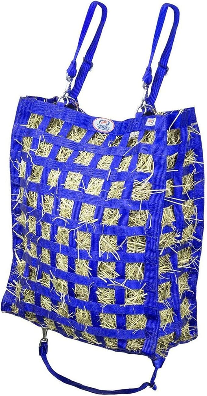 Derby Originals Superior Slow Feeder Horse Hay Bag with Super Tough Bottom and 1 Year Warranty-PawvioPets