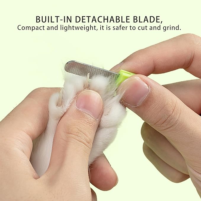 Cactus Shaped Cat Nail Clippers - Durable, Ergonomic Pet Grooming Tool for Cats & Kittens - Safe, Sharp, and Comfortable Claw Trimmer(Green)-PawvioPets