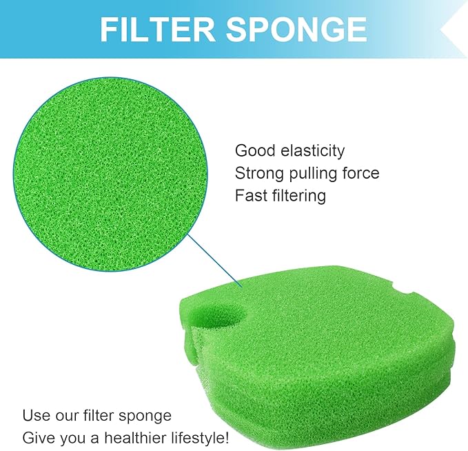 Aquarium Canister Filter Pads Sponges (9 pcs) Replacement for SUNSUN HW-304B/404B/704B/3000 CF500 Filter Pads Bio Sponges-PawvioPets