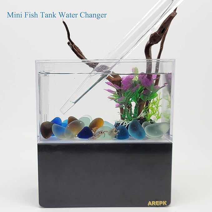 Aquarium Coral Feeder Fish Feeder Waste Clean Tool Manual Cleaner Water Changer Fish Tank Cleaning Tool Siphon Dropper Waste Remover Aquatic Bottom Pipette (25IN)-PawvioPets