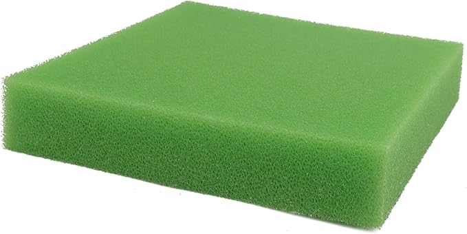 Aquarium Bio Sponge Pad Filter Media for Fish Tank,20/30/40PPI Open Cell Coarse Foam Block Foam Pre Filter Sponge (11" Lx 10.25" W x 2" H 30PPI)-PawvioPets