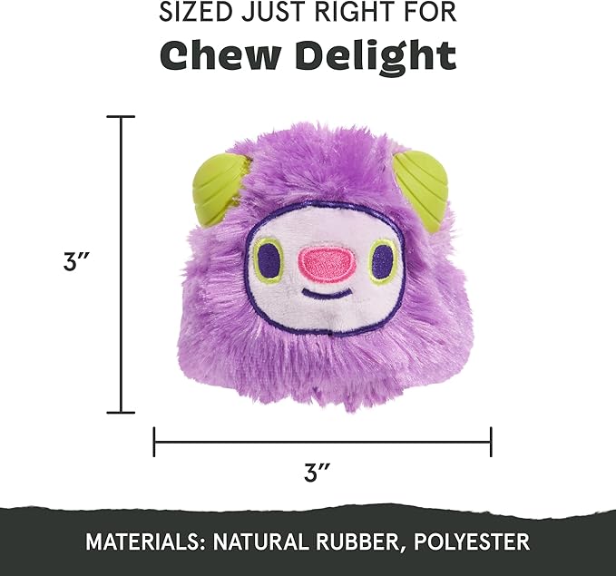 Barkbox Torbert The Troll Dog Toy for Small Dogs – Natural Rubber with Wacky Bounce – Perfect for Aggressive Chewers and Long-Lasting Playtime-PawvioPets